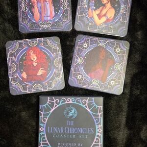 The Lunar Chronicles Coaster Set Fairyloot